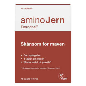 AminoJern Ferrochel tabletter (40 stk.)
