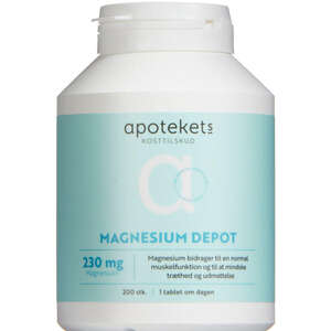 Apotekets Magnesium Depot (200 stk)