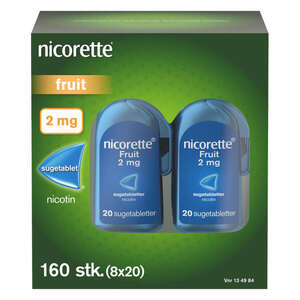 Nicorette Fruit 2  mg 8 * 20 stk