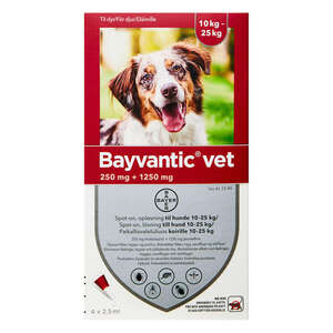 Bayvantic Vet. Opløsning Hunde 10-25 kg