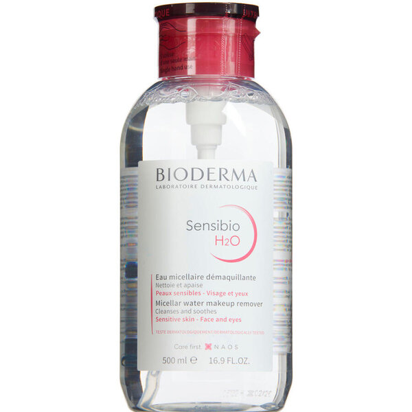 Bioderma Sensibio H2O (500 ml) med pumpe