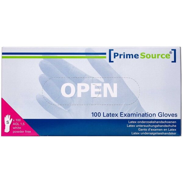 PrimeSource Latex Handsker u/pudder (S)