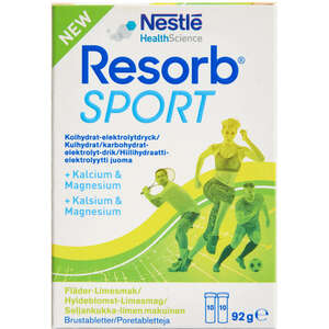 Resorb Sport Hyldeblomst-Lime