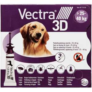 Vectra 3D Spot-on opløsning (25-40 kg)