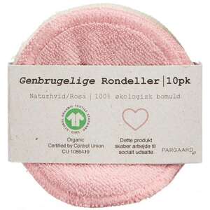 Pargaard Genbrugelige Rondeller (naturhvid/rosa)