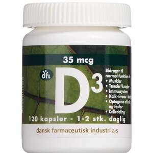 D3-vitamin kapsler (35 mcg)