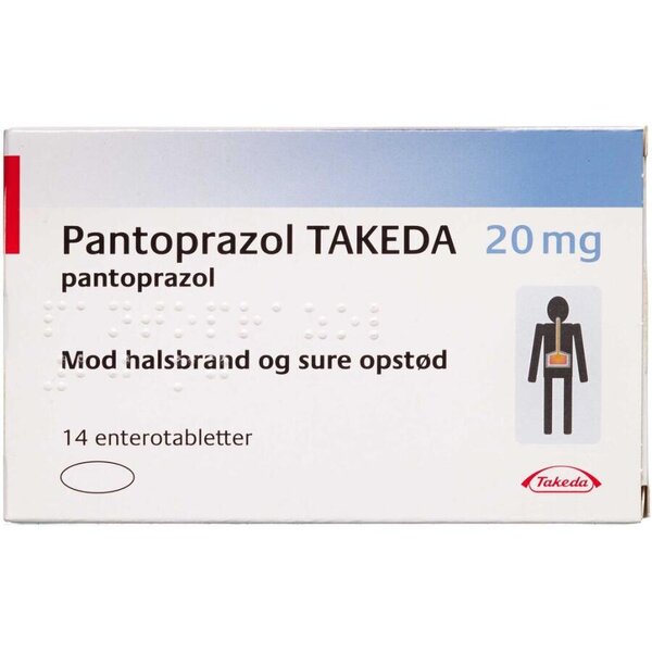 Pantoprazol "Takeda" 20 mg 14 stk