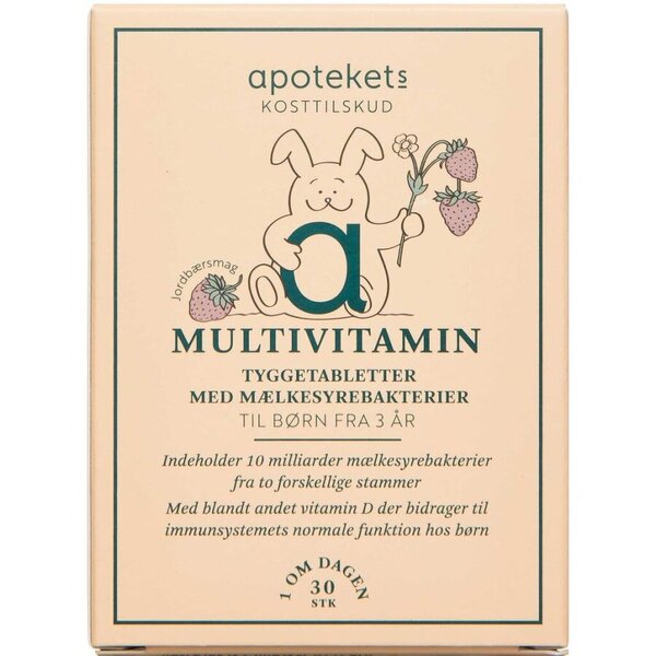 Apotekets Multivitamin med Mælkesyrebakterier