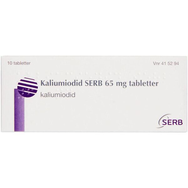 Kaliumiodid "SERB" 65 mg