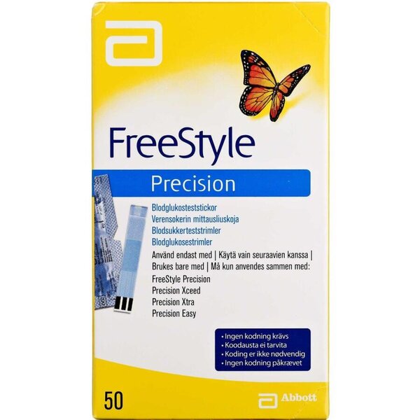 Freestyle Precision Teststrimler (50 stk)