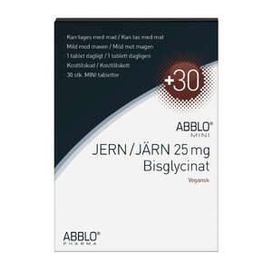 ABBLO Mini Jern 25 mg (30 stk.)