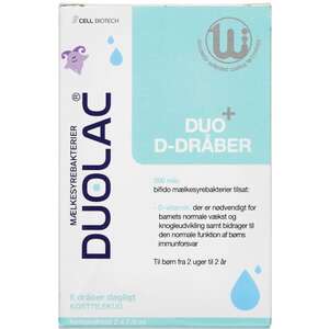 Duolac Duo+ D-dråber 2 x 7,5 ml