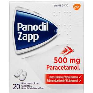 Panodil Zapp 500 mg 20 stk