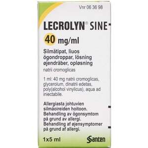 Lecrolyn Sine øjendråber 5 ml 