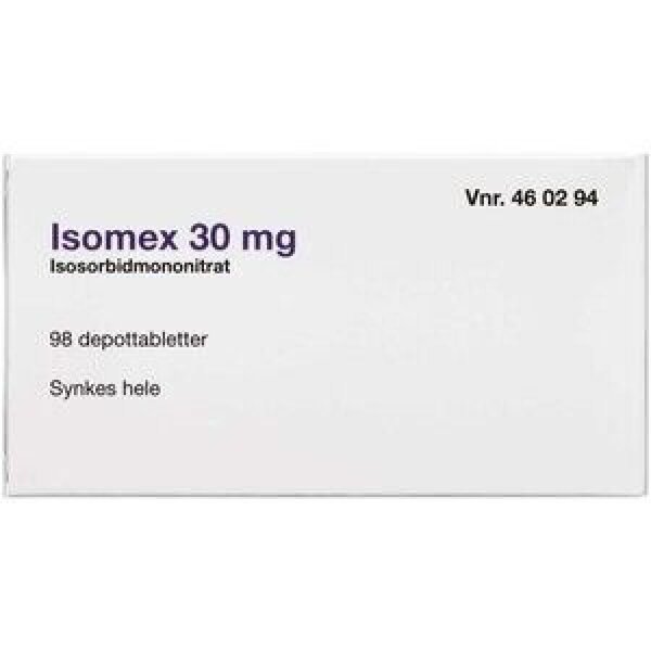 Isomex 30 mg 98 tabletter