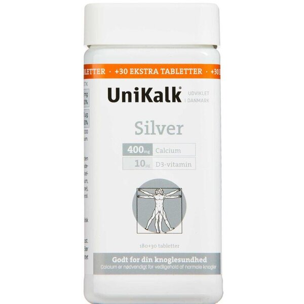 Unikalk Silver Tabletter (210 stk.)