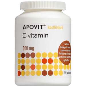 Apovit C-vitamin tabletter 500 mg (200 stk)