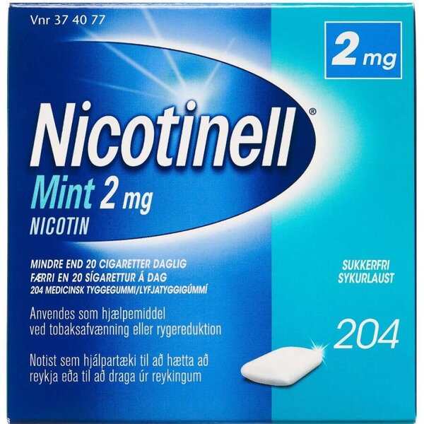 Nicotinell Mint 2 mg 204 stk