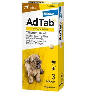 AdTab til hunde 1.3-2.5 kg 56