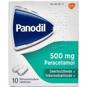 Panodil 500 mg 10 stk