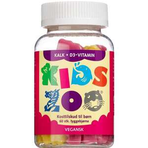 Kids Zoo Kalk + D-Vitamin Geléstykker