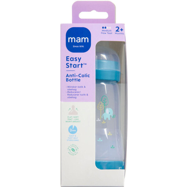 MAM Easy St AntiColic 260 BLUE