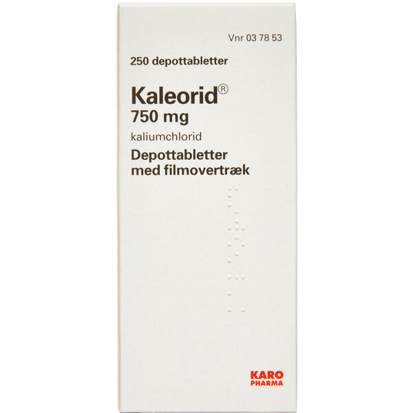 Kaleorid 250 stk