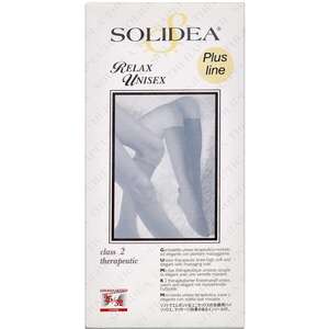 Solidea Relax Unisex Therapeutic Strømpe (L+/natur/lukket)