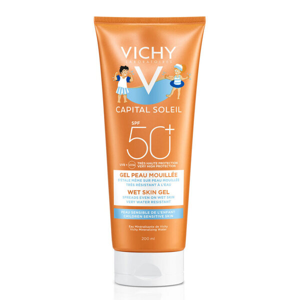 Vichy Capital Soleil Kids Wet Skin Gel SPF 50+ (200 ml)