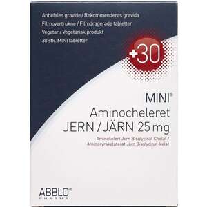 ABBLO MINI Aminocheleret Jern 30 stk