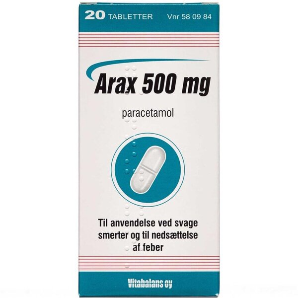 Arax 500 mg 20 stk