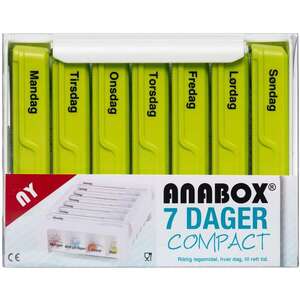 Anabox 7 dage Compact (grøn)