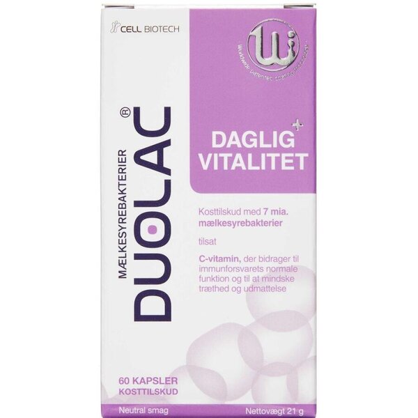 Duolac Daglig+ Vitalitet (60 stk)