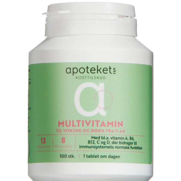 Apotekets Multivitamin Tabletter (100 stk.)