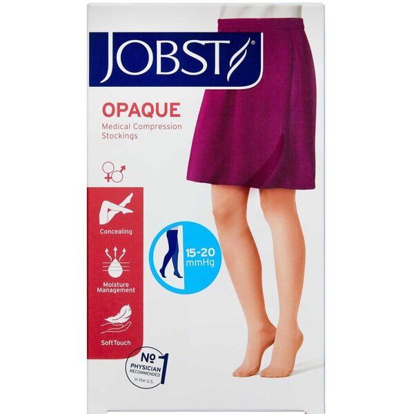 Jobst Opaque Strømpebukser (sort/xl)