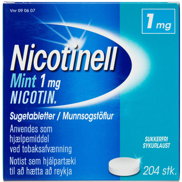 Nicotinell Mint 1 mg 204 stk 