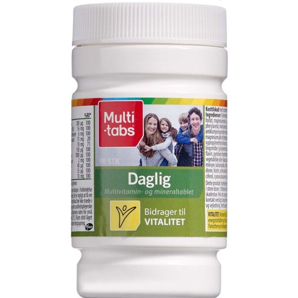 Multi-tabs Daglig tabletter (90 stk)