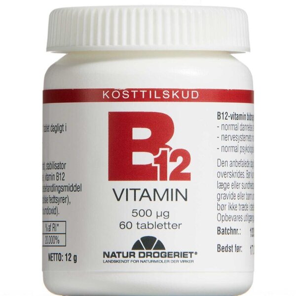 Mega B12 vitamin tabletter