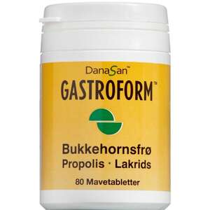 Gastroform mavetabletter (80 stk)