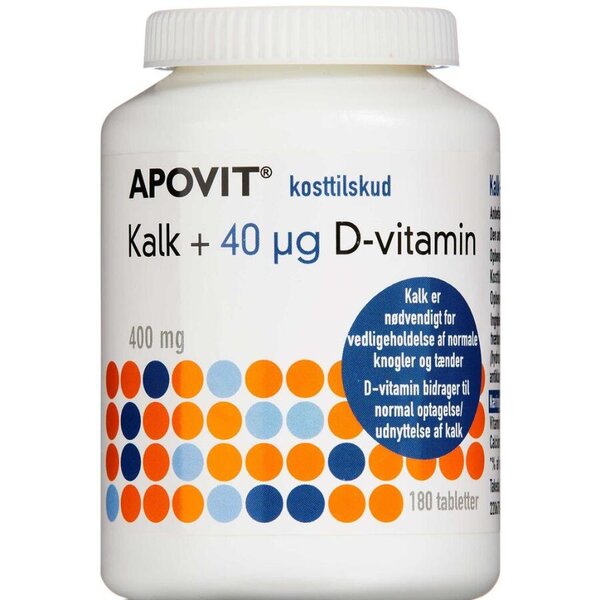 APOVIT kalk + 40 mikg D-vitamin