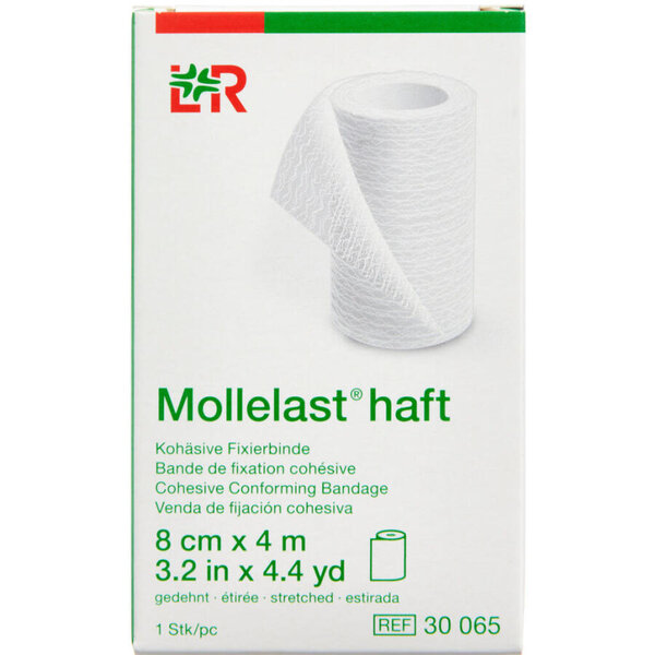 Mollelast Haft Fikserbind (8 cm x 4 m)