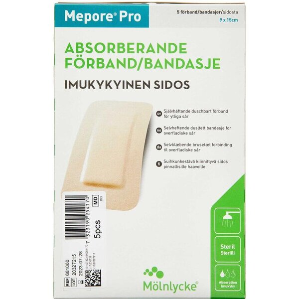 Mepore Pro Forbinding (9 x 15 cm) 5 stk