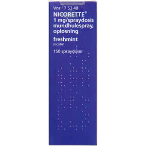 Nicorette 1 mg/dosis