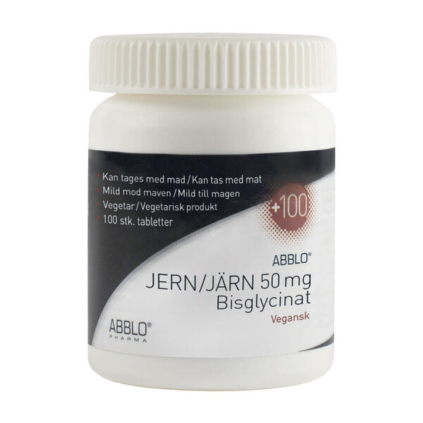 ABBLO Jern 50 mg Bisglycinat (100 stk)