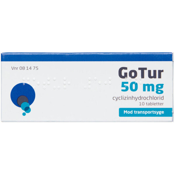 GoTur 50 mg 10 stk