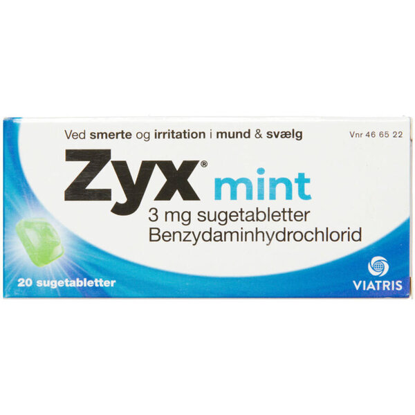 Zyx mint 3 mg