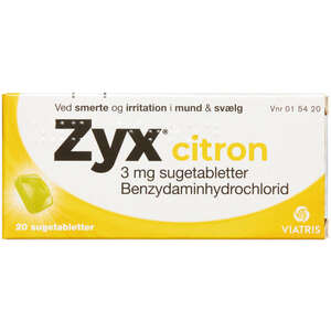 Zyx citron 3 mg