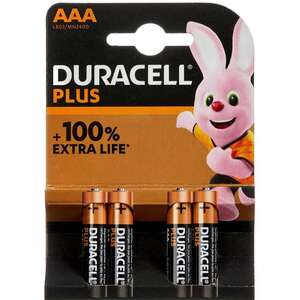 Duracell Plus AAA Alkaline Batterier