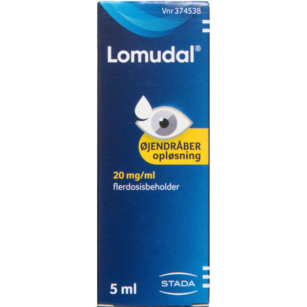 Lomudal øjendråber 5 ml