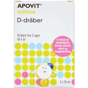 Apovit D-Dråber (2x10 ml)